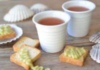 Fischsüppchen mit Rouille auf Minitoast