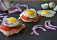 Strammer Max mit Wachtelei