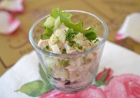 Geflügelsalat in Kokosvinaigrette