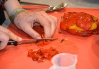 Schnibbeln für die Suppe