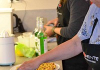 Blumenkohlwaffeln und Basilikum-Gurken-Limonade