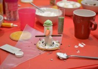 Schneemänner können grüne Haare haben