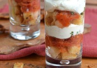 Tirami Su von Tomate, Basilikum und Speck