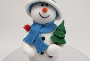 2020 Schneemann mit Geheimfach