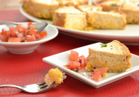 Chipotle Cheddar Käsekuchen